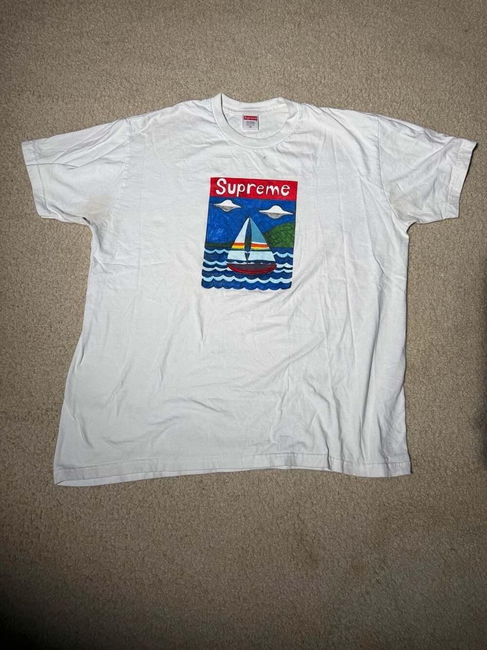 Buy Supreme Sailboat Tee 'White' - SS20T17 WHITE
